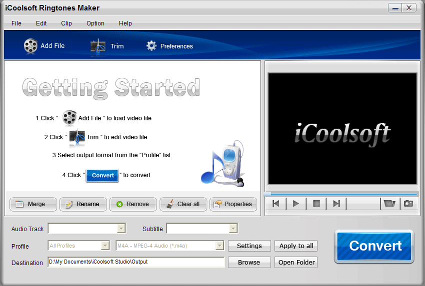 iCoolsoft Ringtones Maker