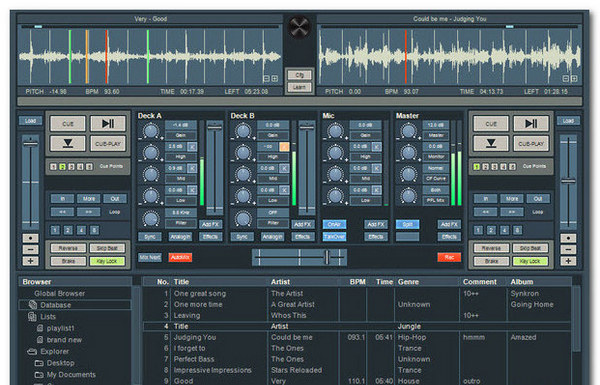 专业DJ混音软件FutureDecksPro截图