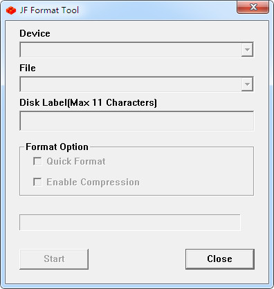 JF Format Tool 创见u盘格式化工具