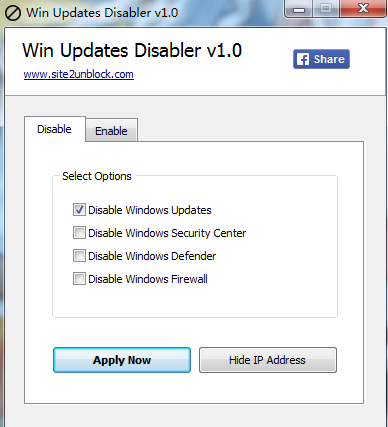 win10家庭版自動更新禁止工具 win updates disabler截圖